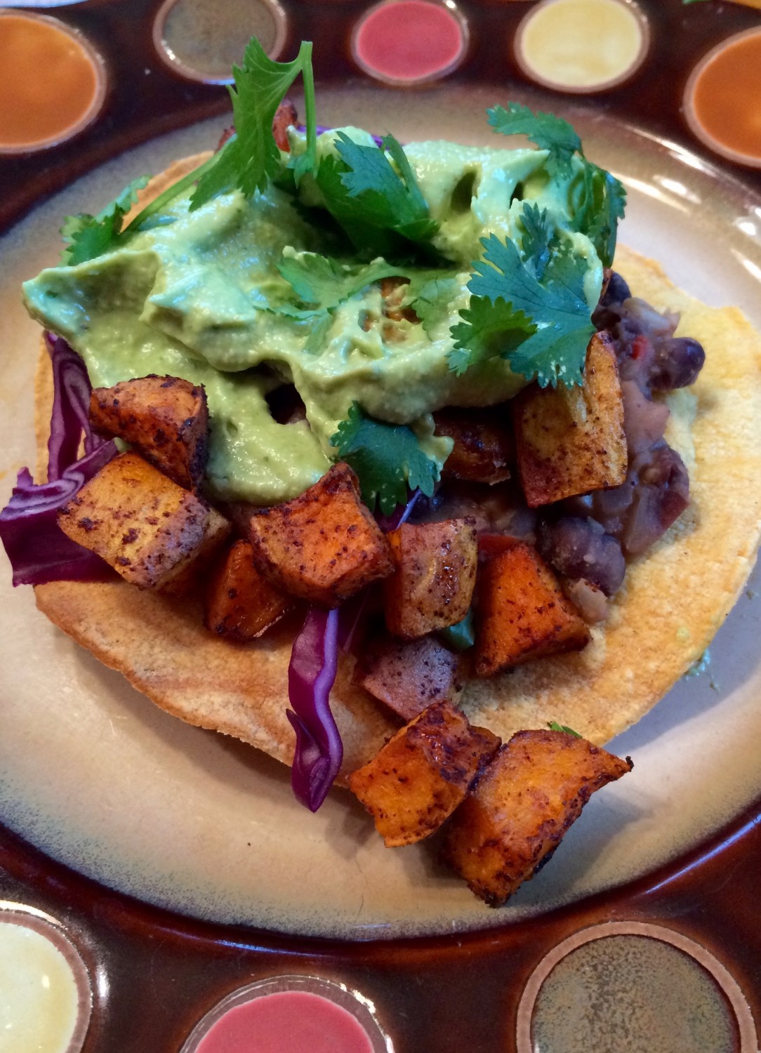 sweet potato tostada