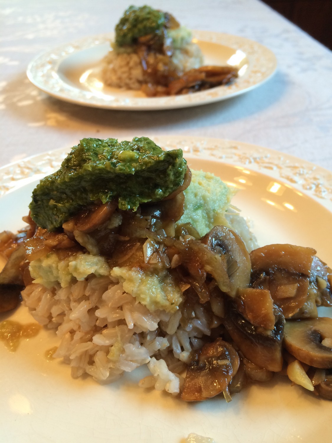 artichoke mushroom rice