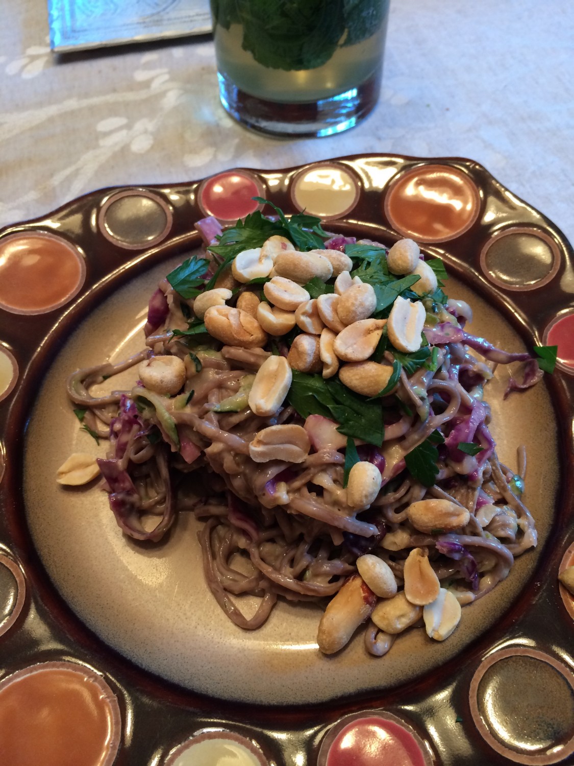 peanut noodle salad